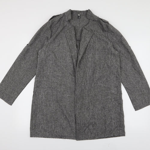 My Dress Room Womens Grey   Cardigan Jumper Size S