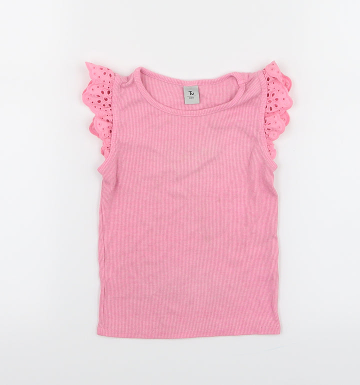 TU Girls Pink   Tunic Tank Size 2-3 Years