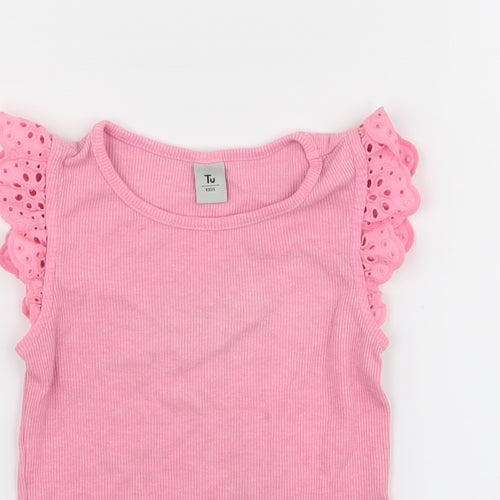 TU Girls Pink   Tunic Tank Size 2-3 Years