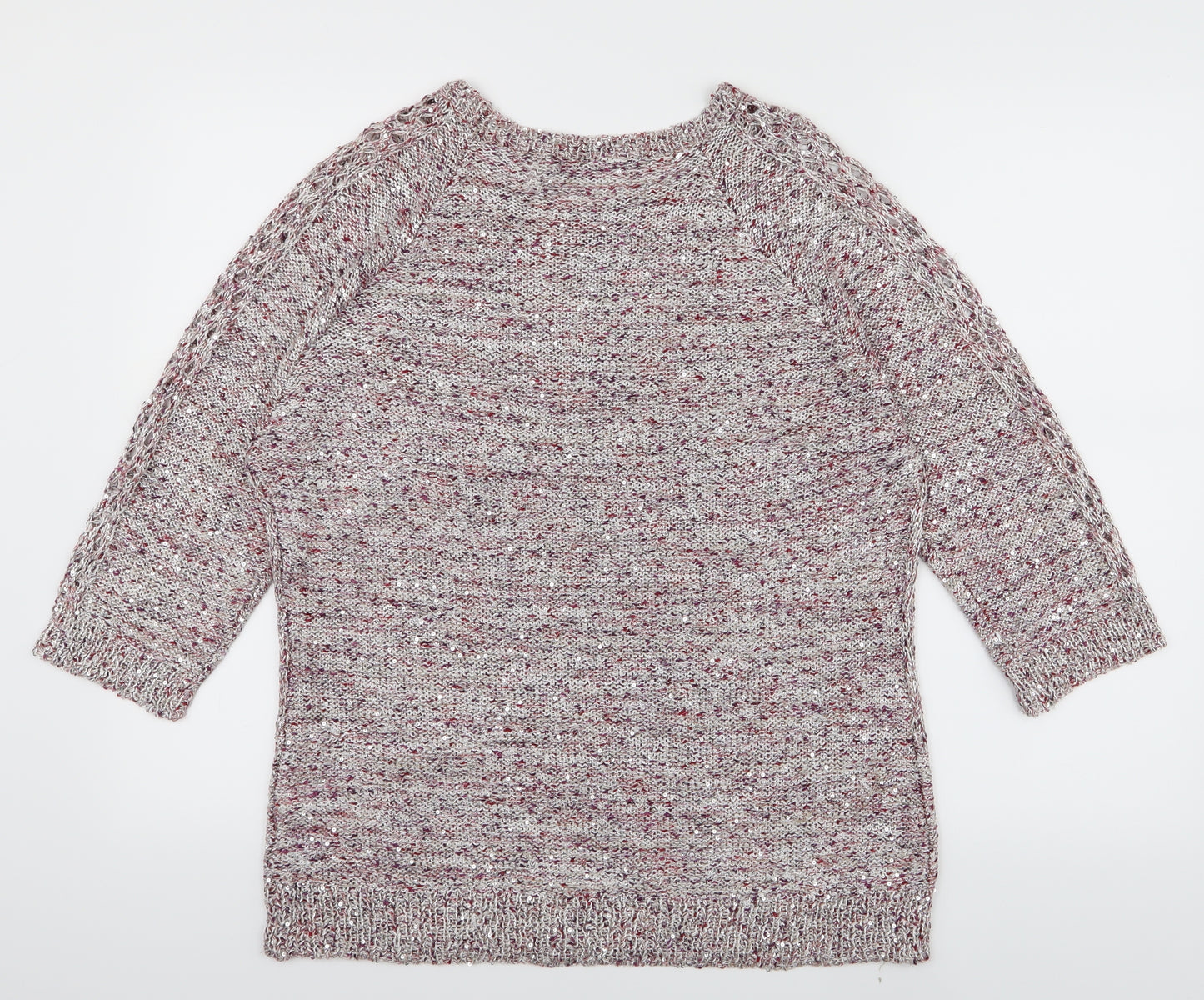 DAVID EMANUEL Womens Pink   Pullover Jumper Size M