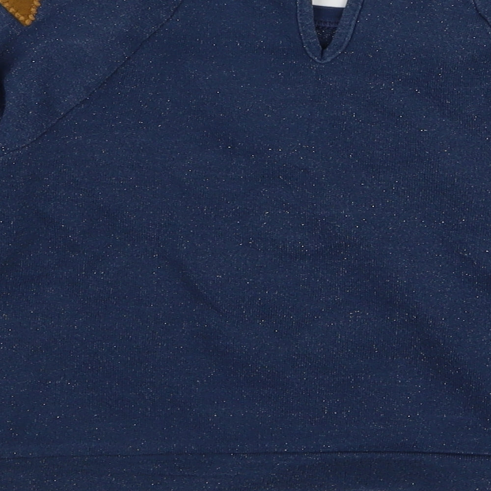 TU Girls Blue   Pullover Jumper Size 3-4 Years  - stars