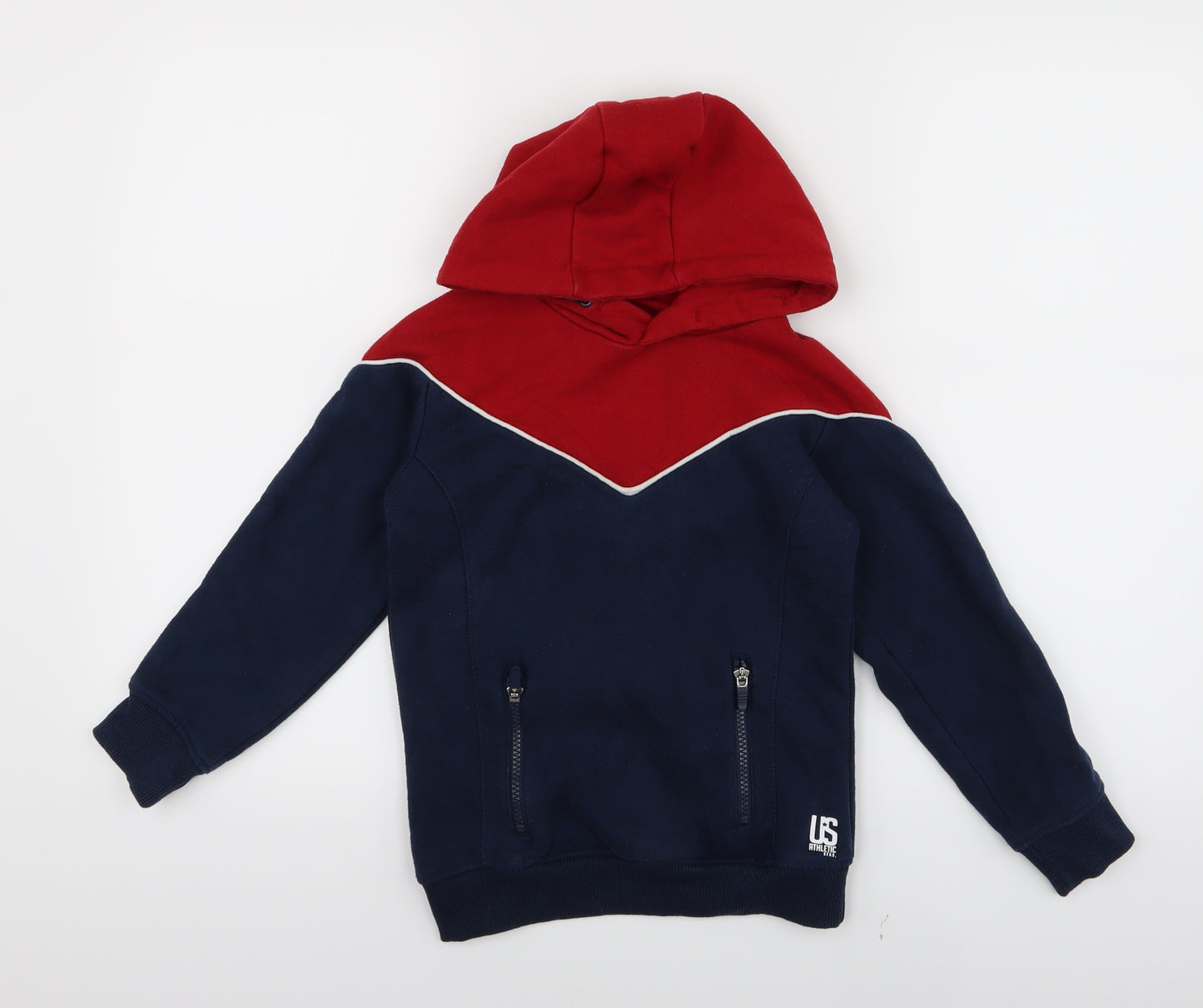 US Athletic Boys Blue   Pullover Hoodie Size 7 Years