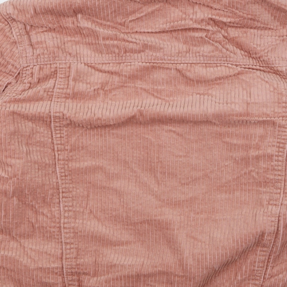 DENIM CO Womens Pink   Jacket Coat Size 8