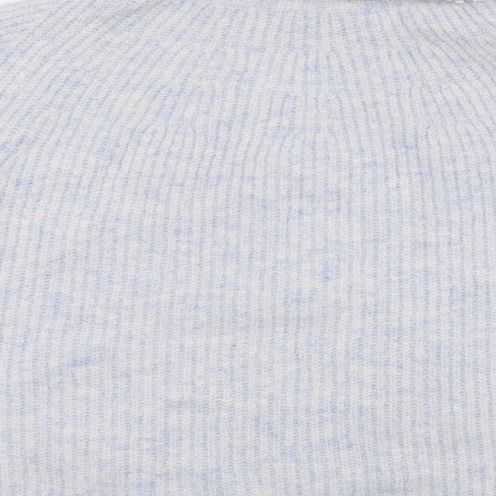 Topshop Womens Blue   Pullover Jumper Size M  - CROPPED