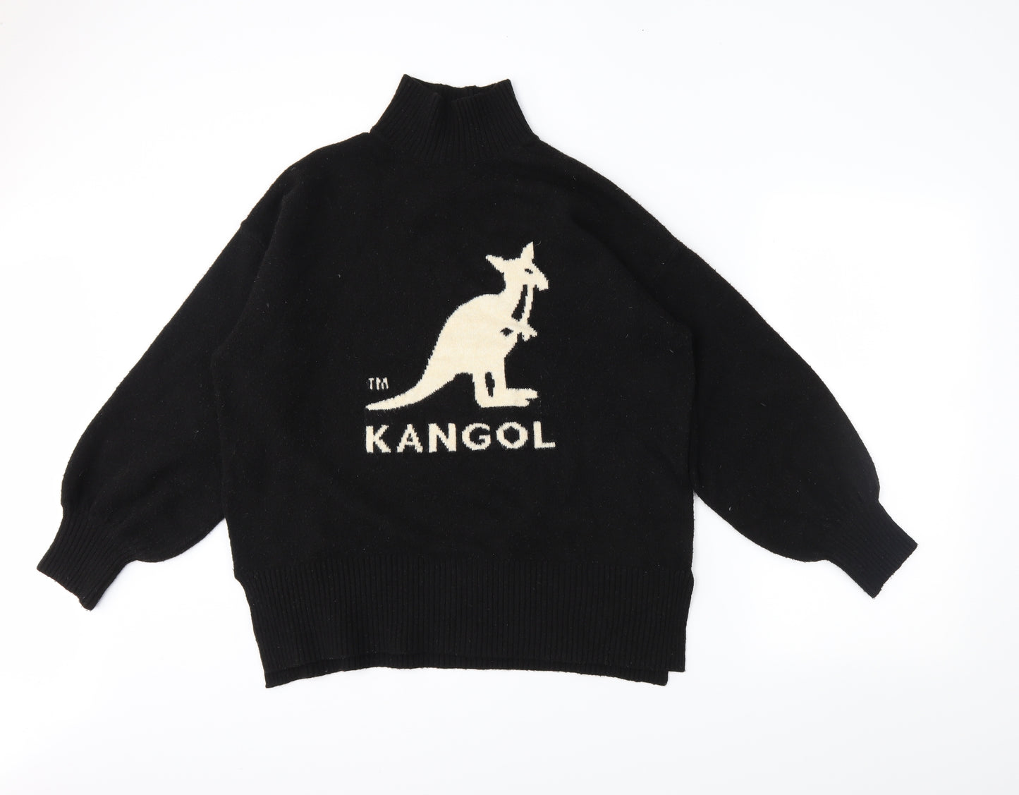 Kangol Womens Black   Pullover Jumper Size S