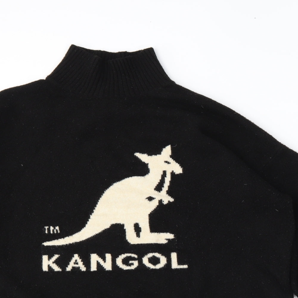 Kangol Womens Black   Pullover Jumper Size S