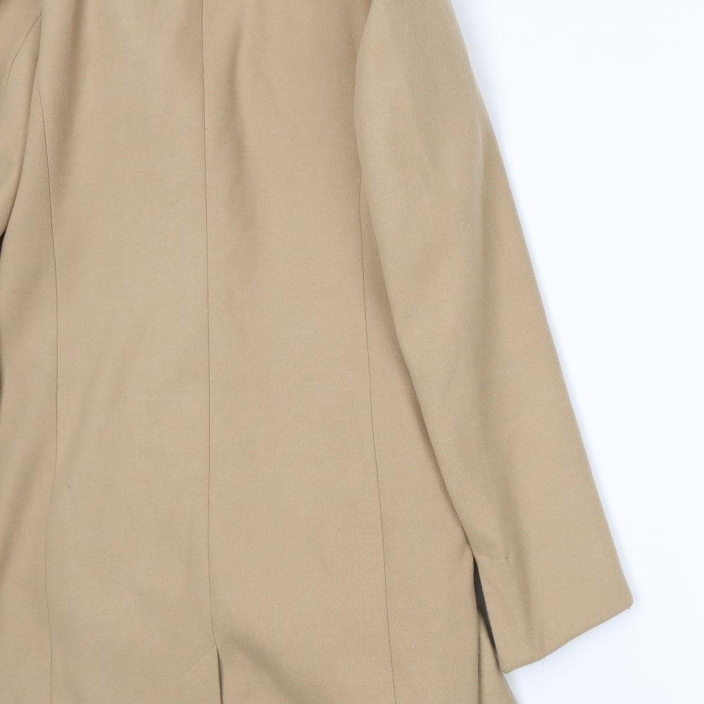 Dorothy Perkins Womens Brown   Overcoat Coat Size 12