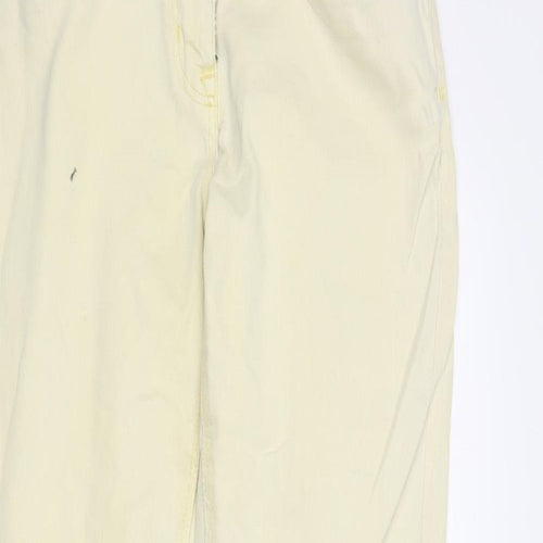 NEXT Womens Yellow  Denim Skinny Jeans Size 12 L29 in
