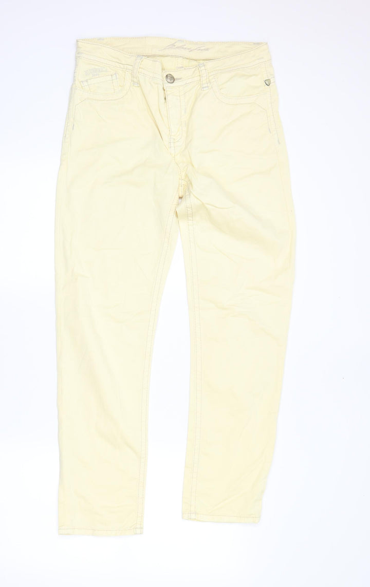 Blue Fire Womens Yellow   Skinny Jeans Size 12 L29 in