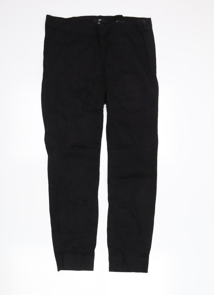 H&M Womens Black   Skinny Jeans Size 12 L28 in