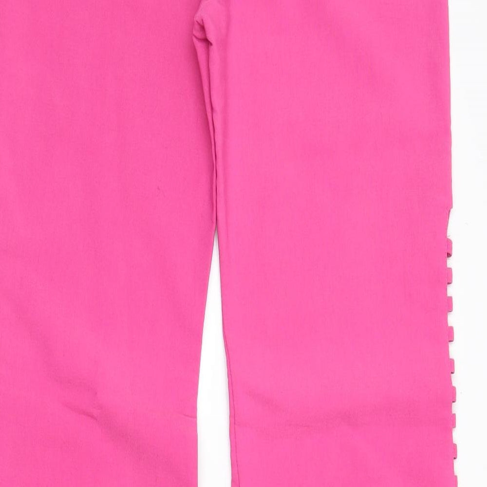 Senrera Womens Pink   Trousers  Size 12 L30 in