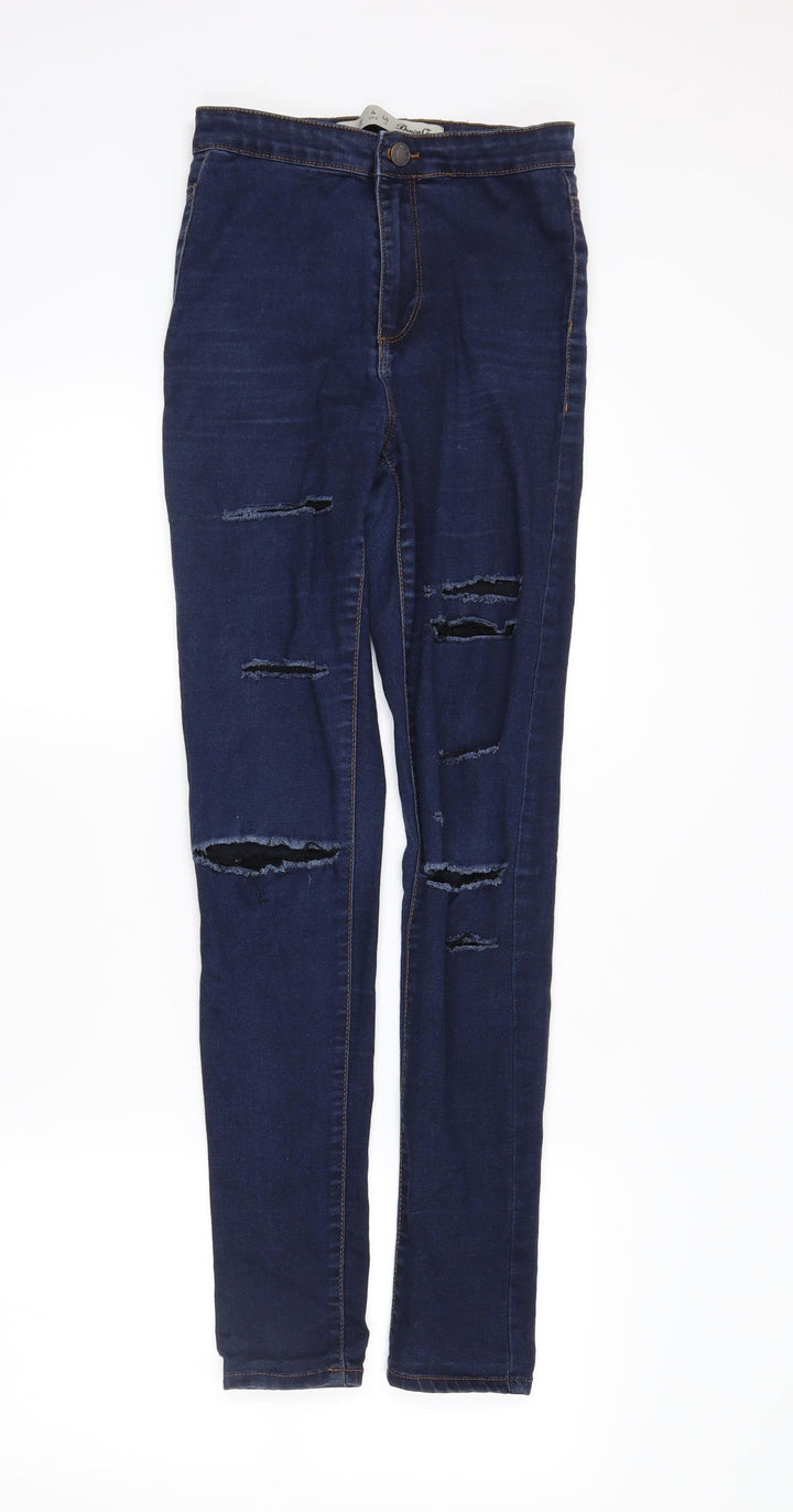 denimCo Womens Blue   Skinny Jeans Size 8 L29 in