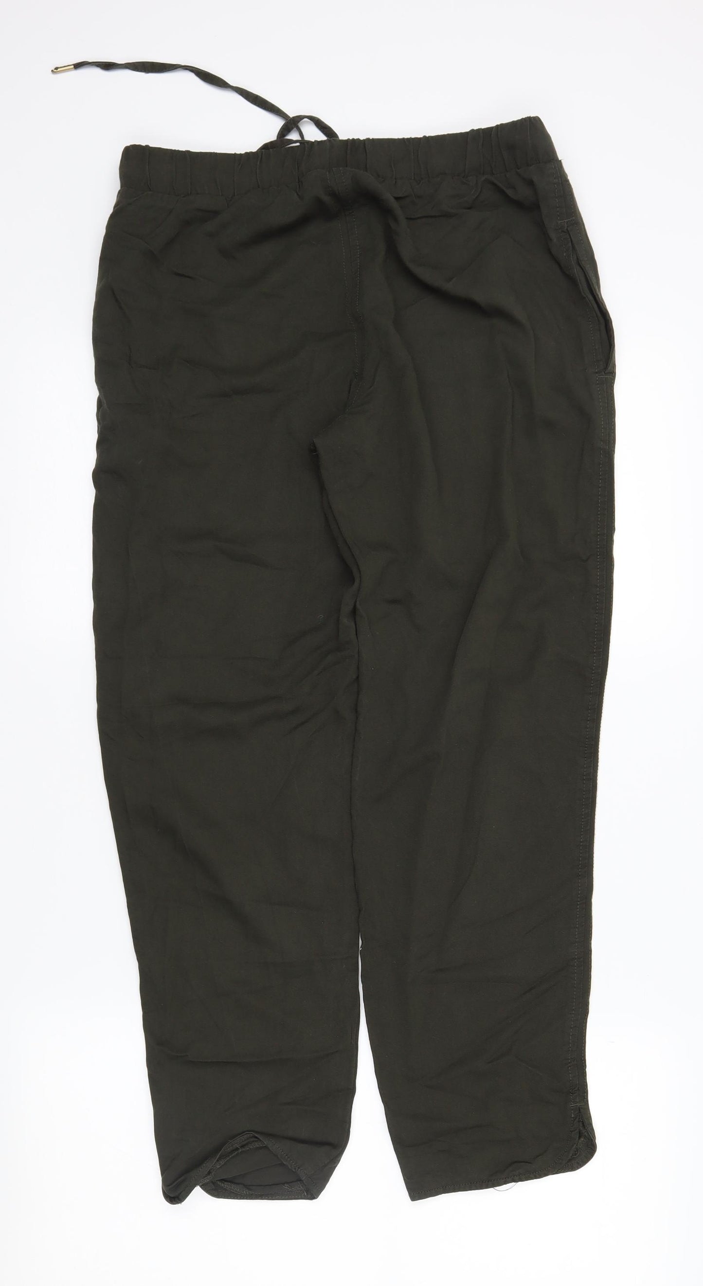 Mango Womens Green   Jogger Trousers Size M L26 in