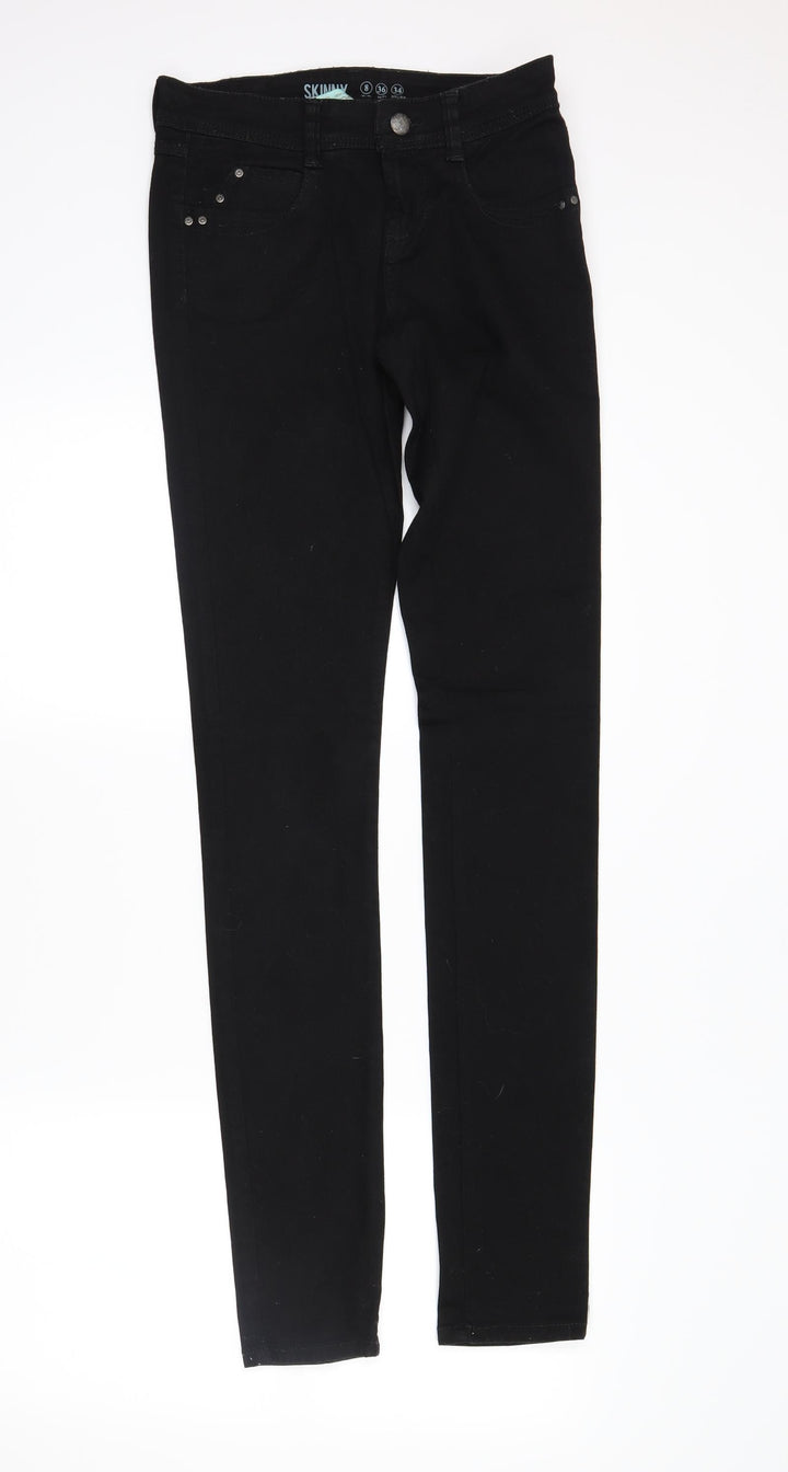 denimco Womens Black Skinny Jeans Size 8 L33 in
