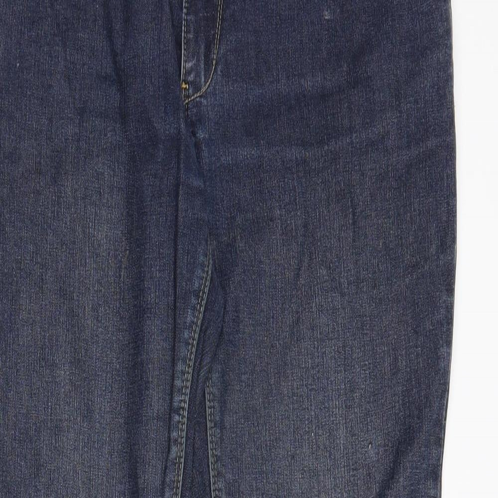 Disco Womens Blue   Straight Jeans Size 12 L28 in