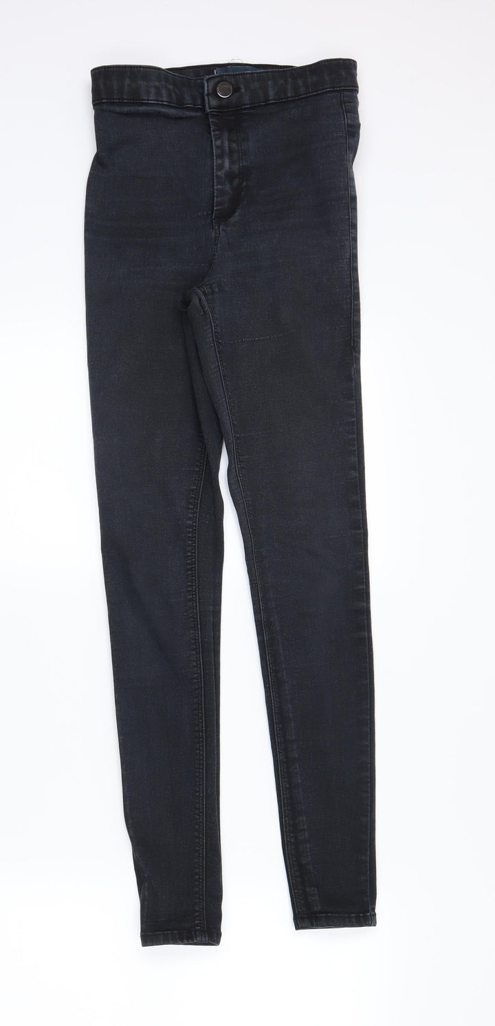 Topshop Womens Black Skinny Jeans Size 26 in L32 in