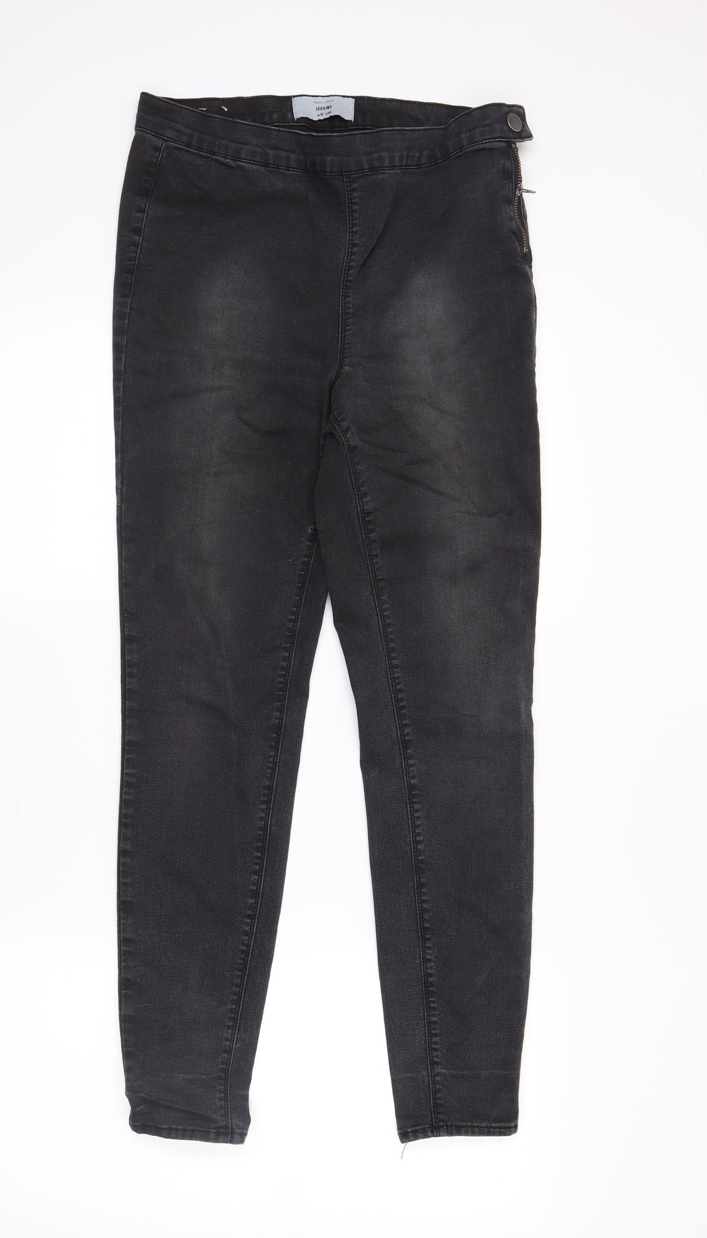newlook Womens Black  Corduroy Jegging Jeans Size 12 L28 in