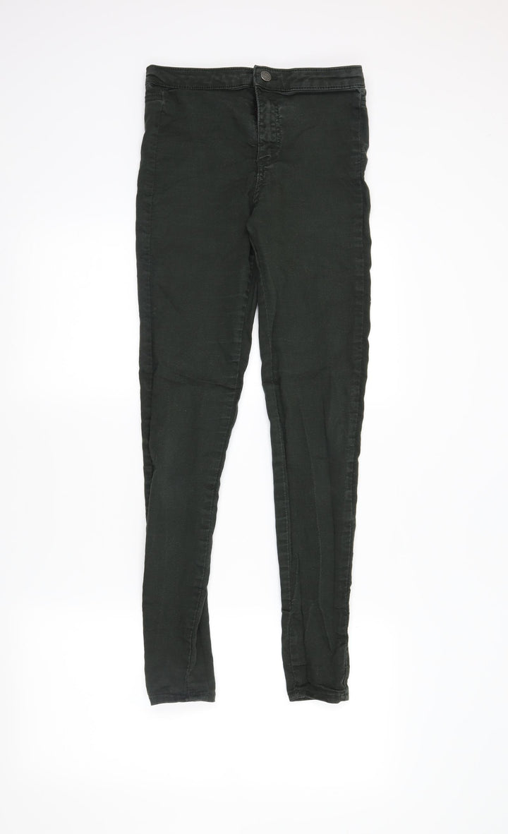 denimco Womens Green  Denim Jegging Jeans Size 6 L29 in