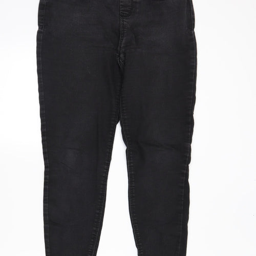 newlook Womens Black  Denim Jegging Jeans Size 10 L25 in