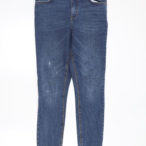 denimCo Womens Blue  Denim Skinny Jeans Size 14 L27 in