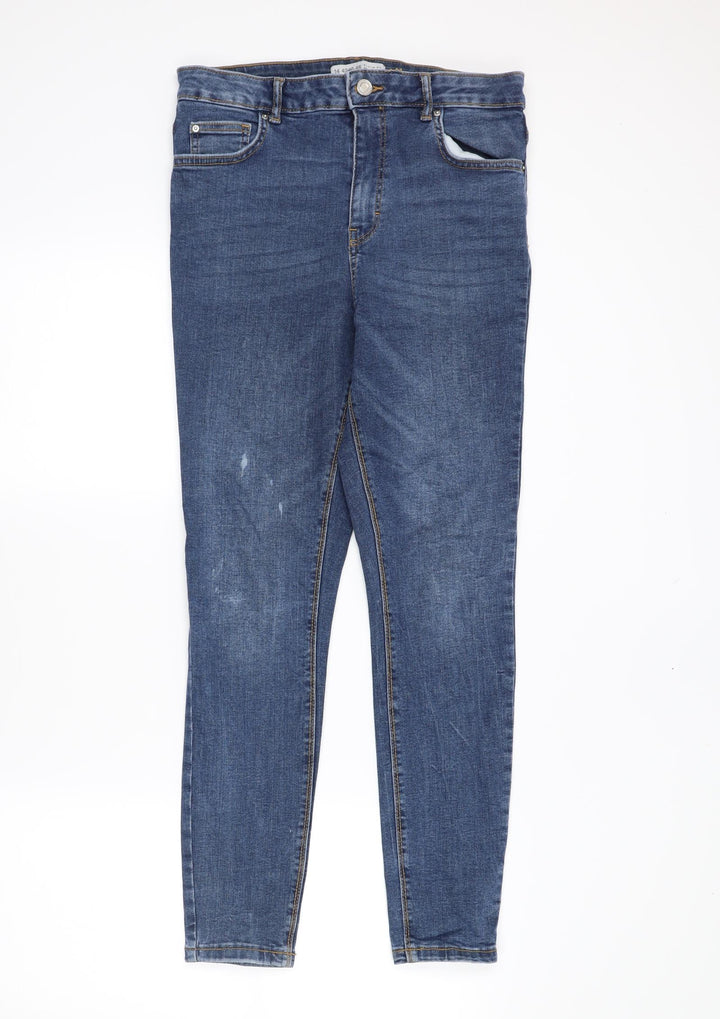 denimCo Womens Blue  Denim Skinny Jeans Size 14 L27 in