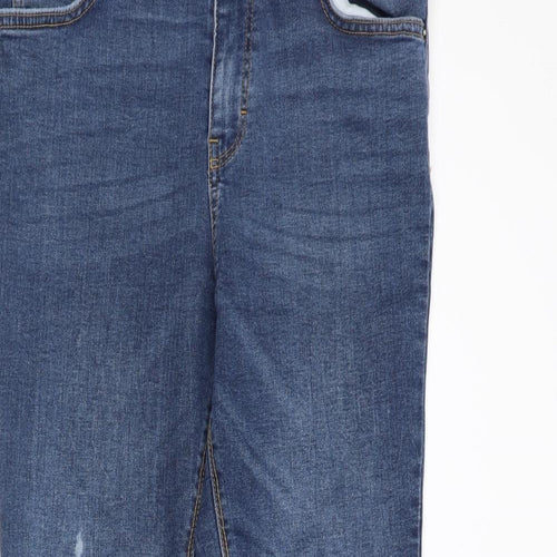 denimCo Womens Blue  Denim Skinny Jeans Size 14 L27 in