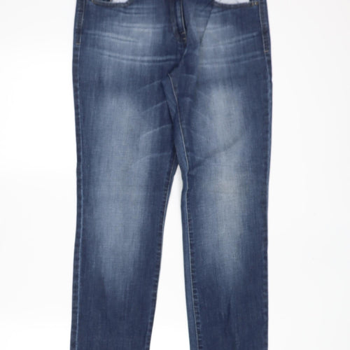 NEXT Womens Blue  Denim Straight Jeans Size 12 L29 in