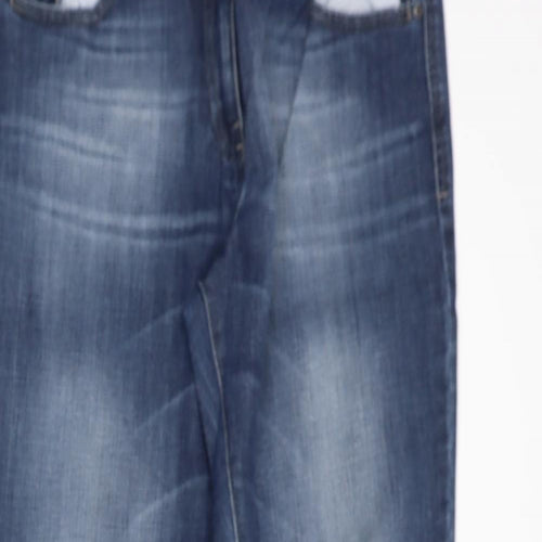 NEXT Womens Blue  Denim Straight Jeans Size 12 L29 in