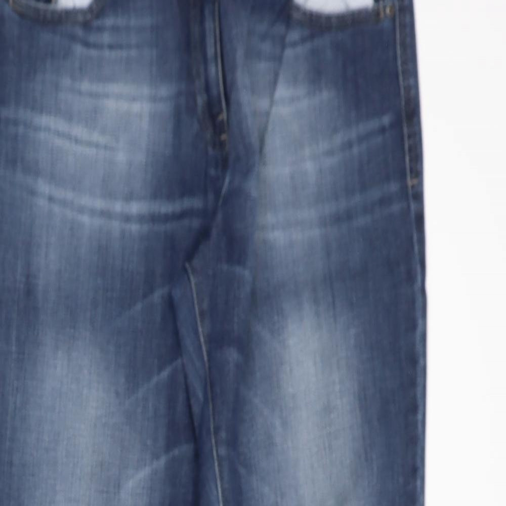 NEXT Womens Blue  Denim Straight Jeans Size 12 L29 in