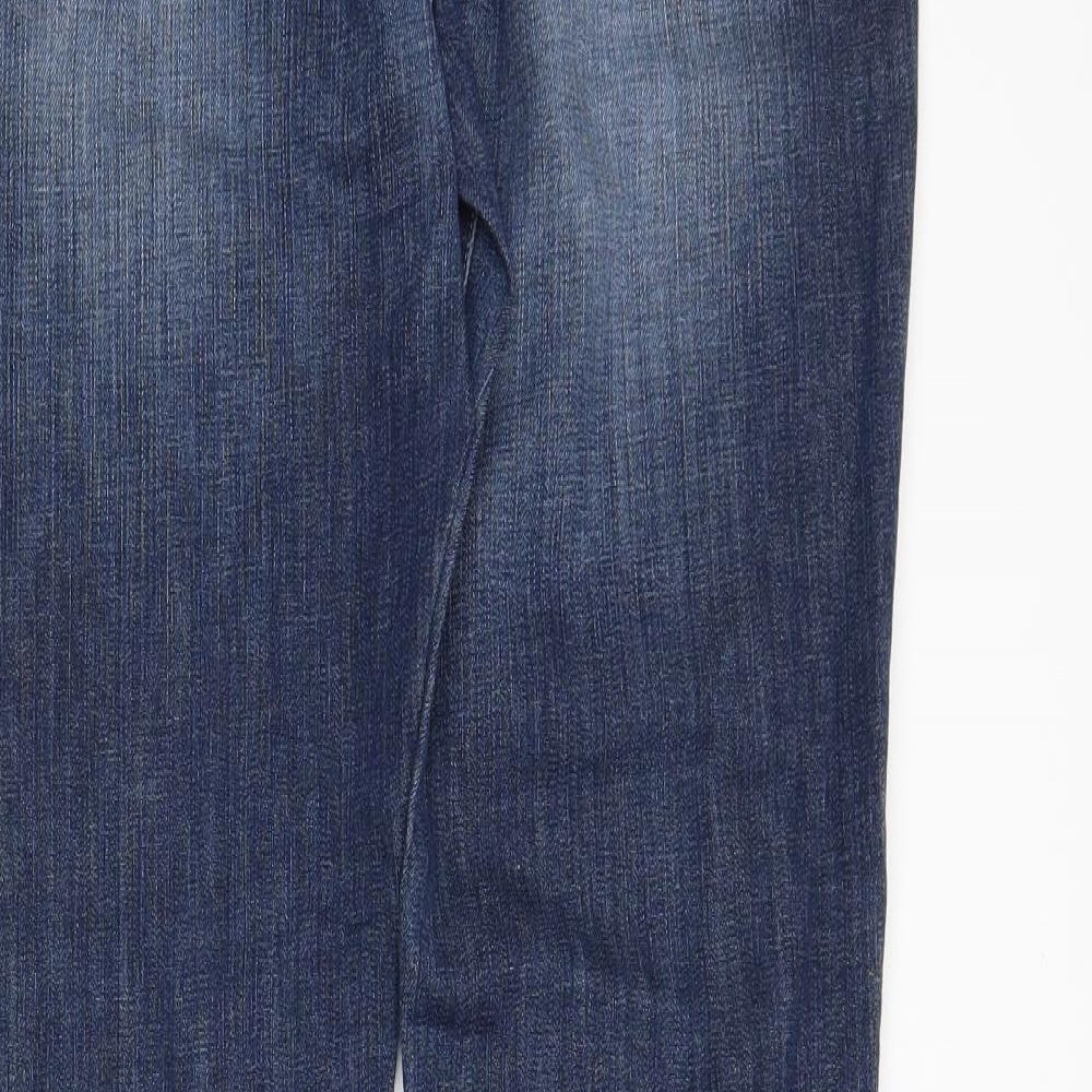NEXT Womens Blue  Denim Straight Jeans Size 12 L29 in