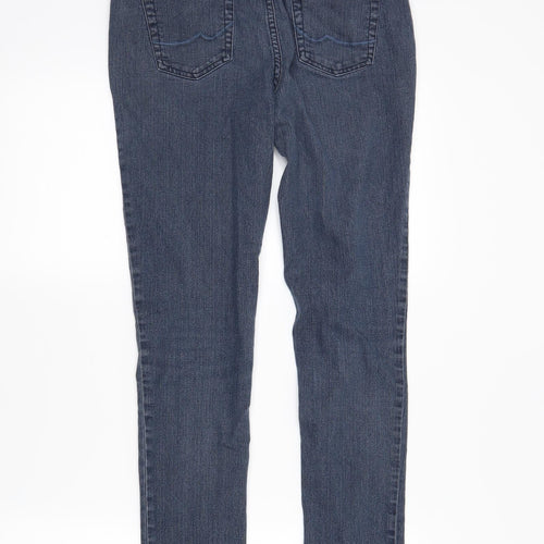 F&F Womens Blue  Denim Skinny Jeans Size 8 L28 in