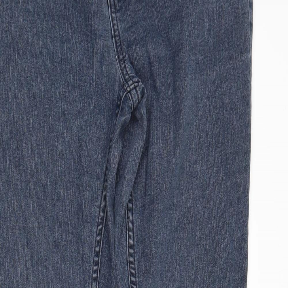 F&F Womens Blue  Denim Skinny Jeans Size 8 L28 in