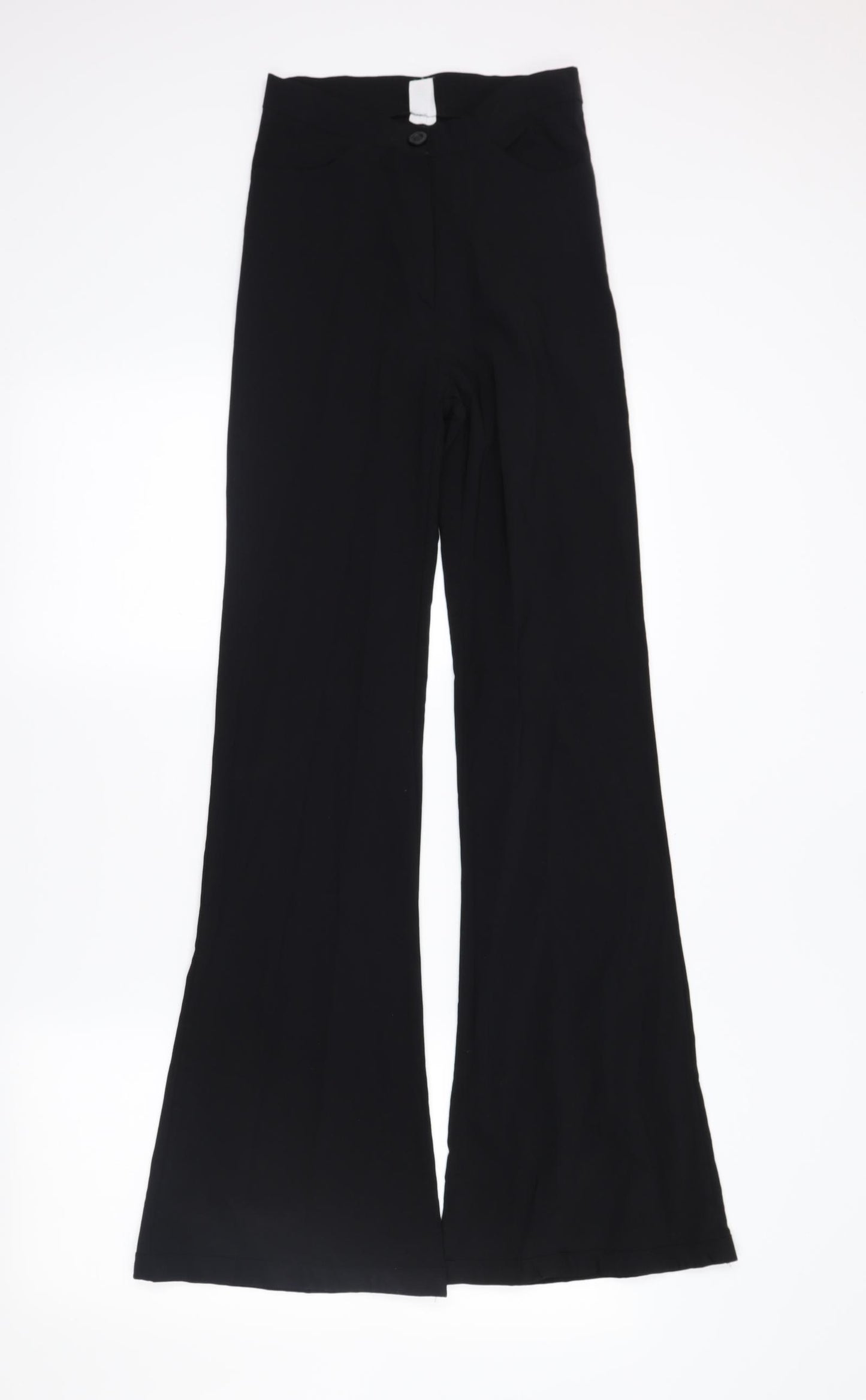 Preworn Womens Black   Trousers  Size 8 L32 in