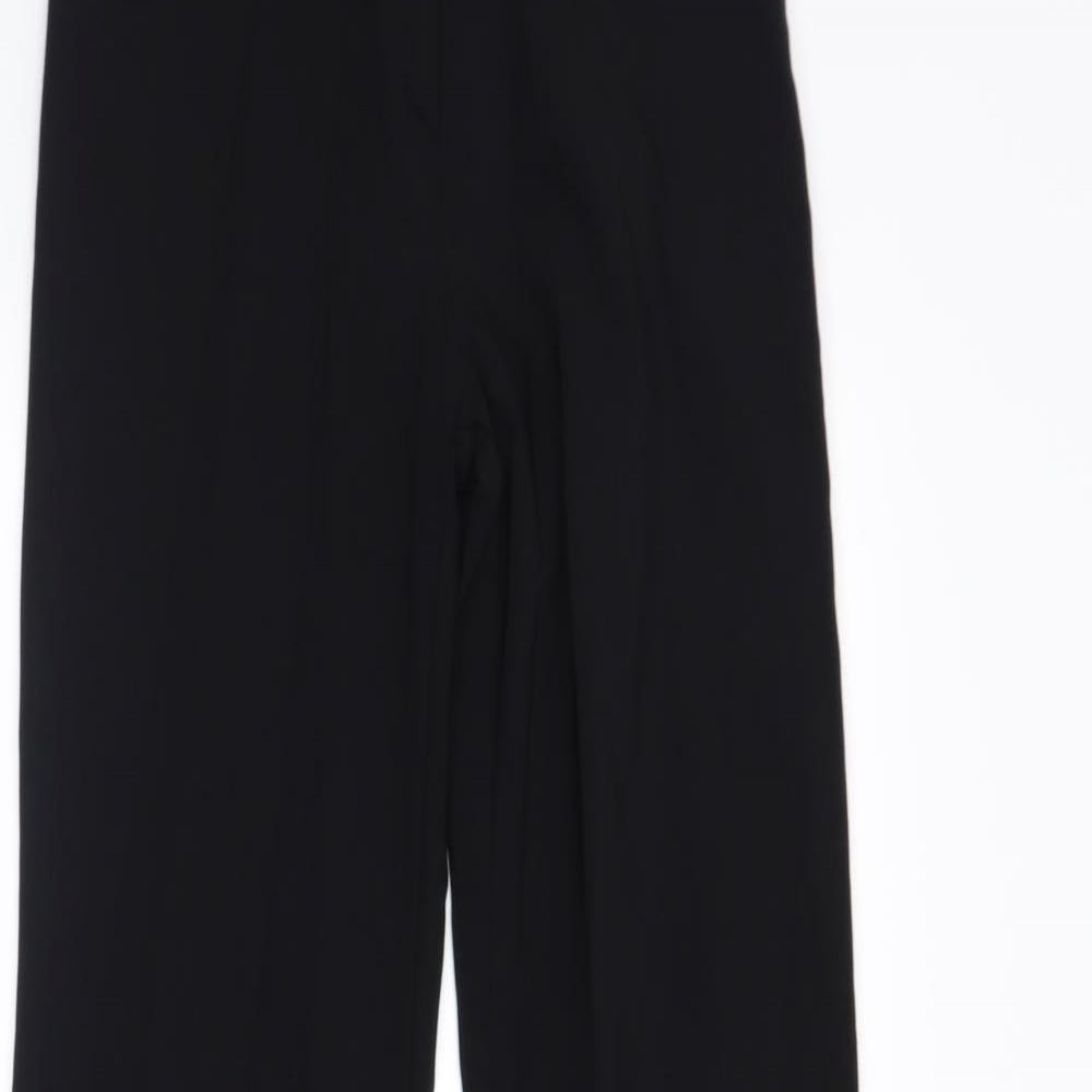 Preworn Womens Black   Trousers  Size 8 L32 in