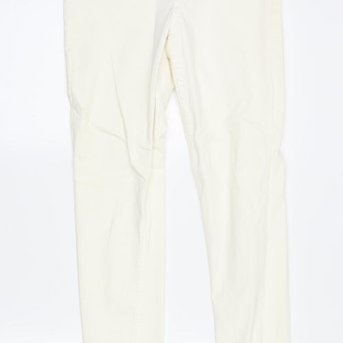 &Denim Womens Ivory  Denim Skinny Jeans Size 30 in L30 in