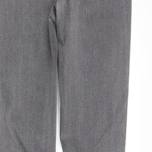 PRETTYLITTLETHING Womens Grey  Denim Skinny Jeans Size 8 L28 in