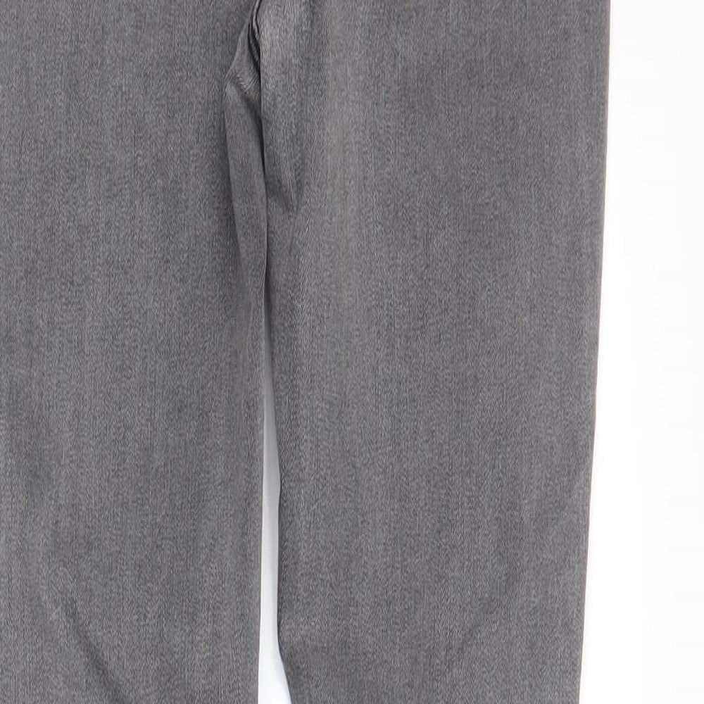 PRETTYLITTLETHING Womens Grey  Denim Skinny Jeans Size 8 L28 in
