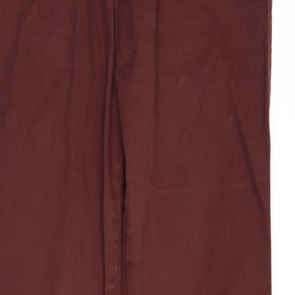 NEXT Womens Red  Denim Skinny Jeans Size 12 L30 in