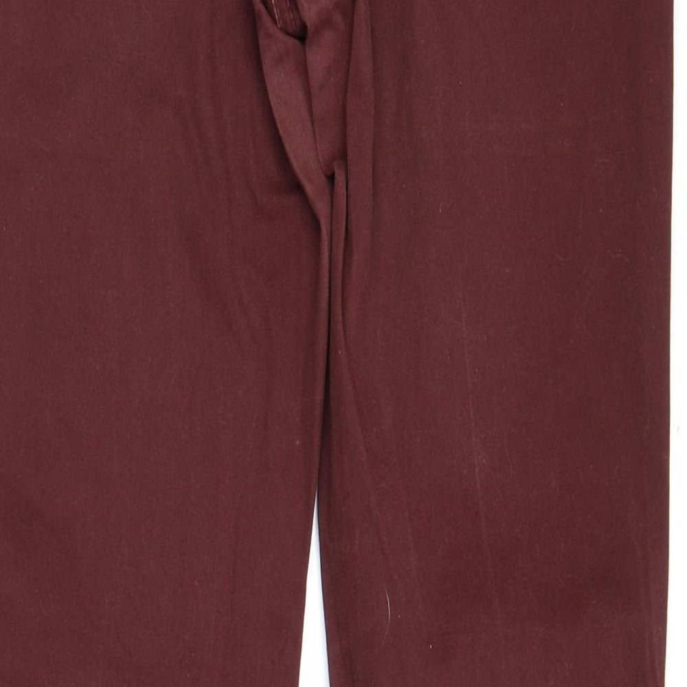 NEXT Womens Red  Denim Skinny Jeans Size 12 L30 in