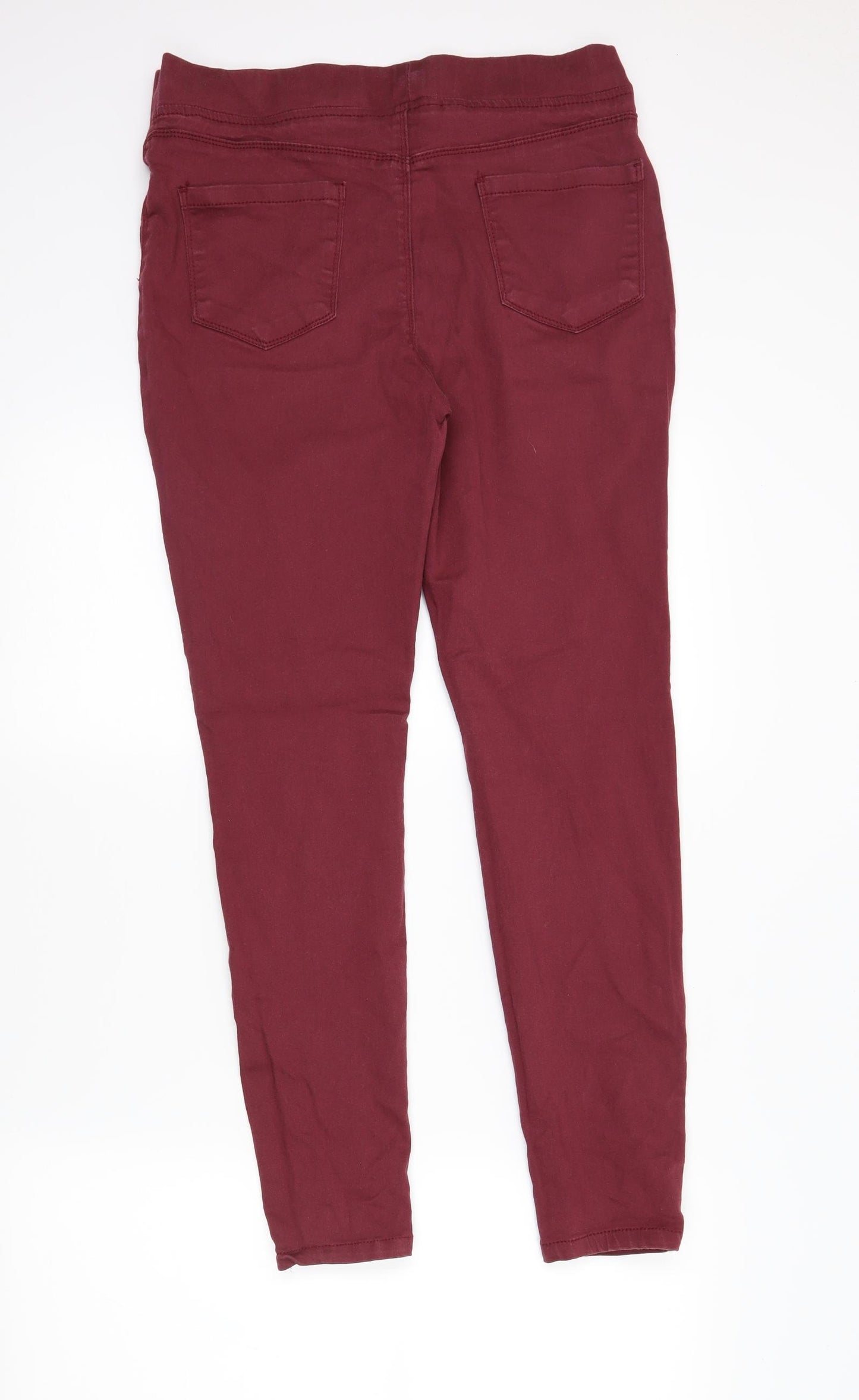 PEP&Co Womens Red  Denim Skinny Jeans Size 12 L27 in