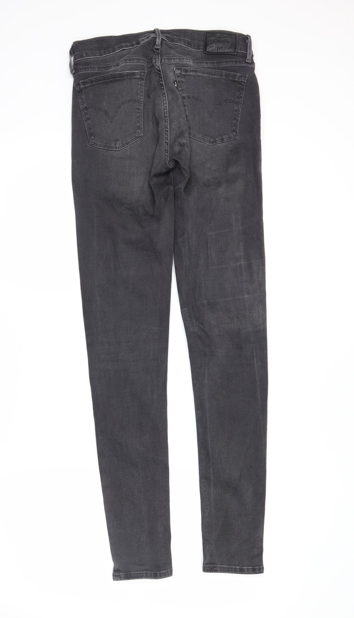 Signature by Levi Strauss & Co. Mens Grey  Denim Skinny Jeans Size 27 in L30 in