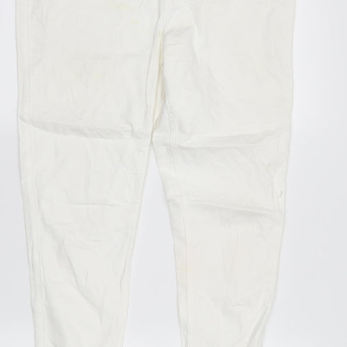 Lee Womens White  Denim Skinny Jeans Size 30 in L31 in