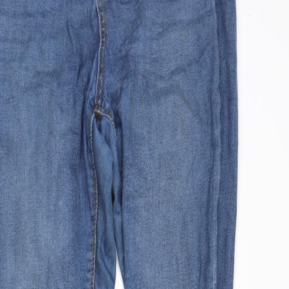 DenimCo Womens Blue  Denim Skinny Jeans Size 14 L31 in