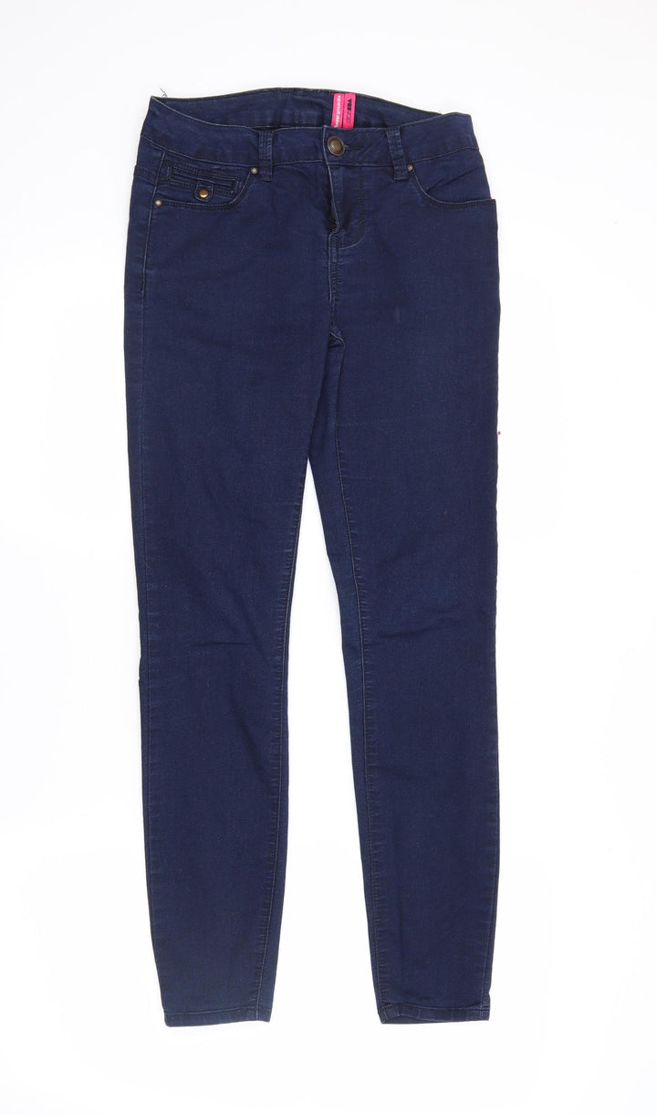 yesyes Womens Blue Denim Skinny Jeans Size 8 L28 in