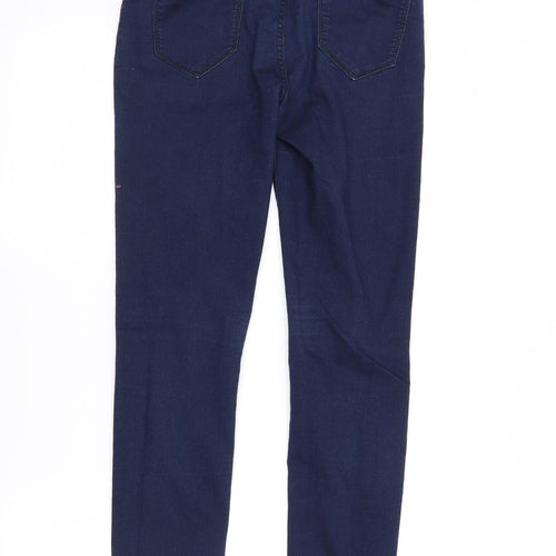 yesyes Womens Blue  Denim Skinny Jeans Size 8 L28 in
