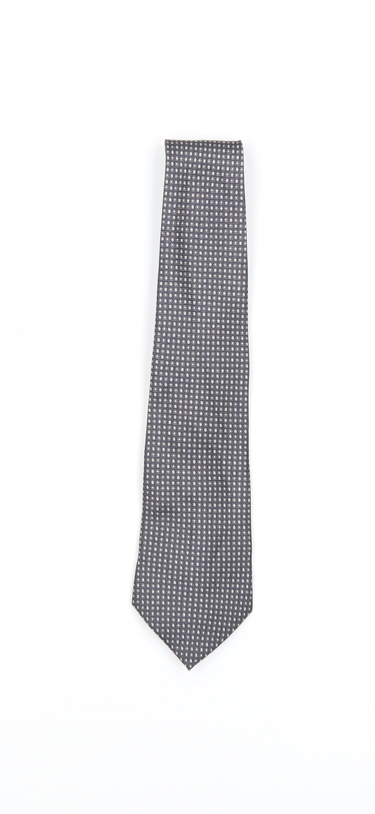 protocol Mens Grey Grenadine  Pointed Tie One Size