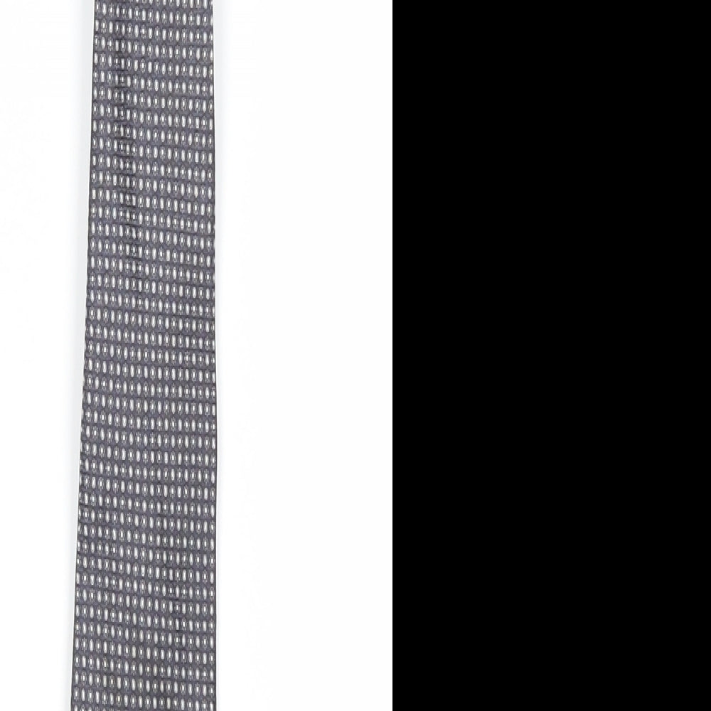 protocol Mens Grey Grenadine  Pointed Tie One Size