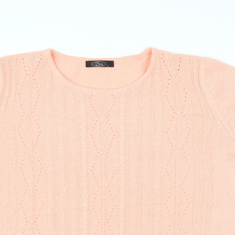 BM collection Womens Pink   Basic T-Shirt Size S