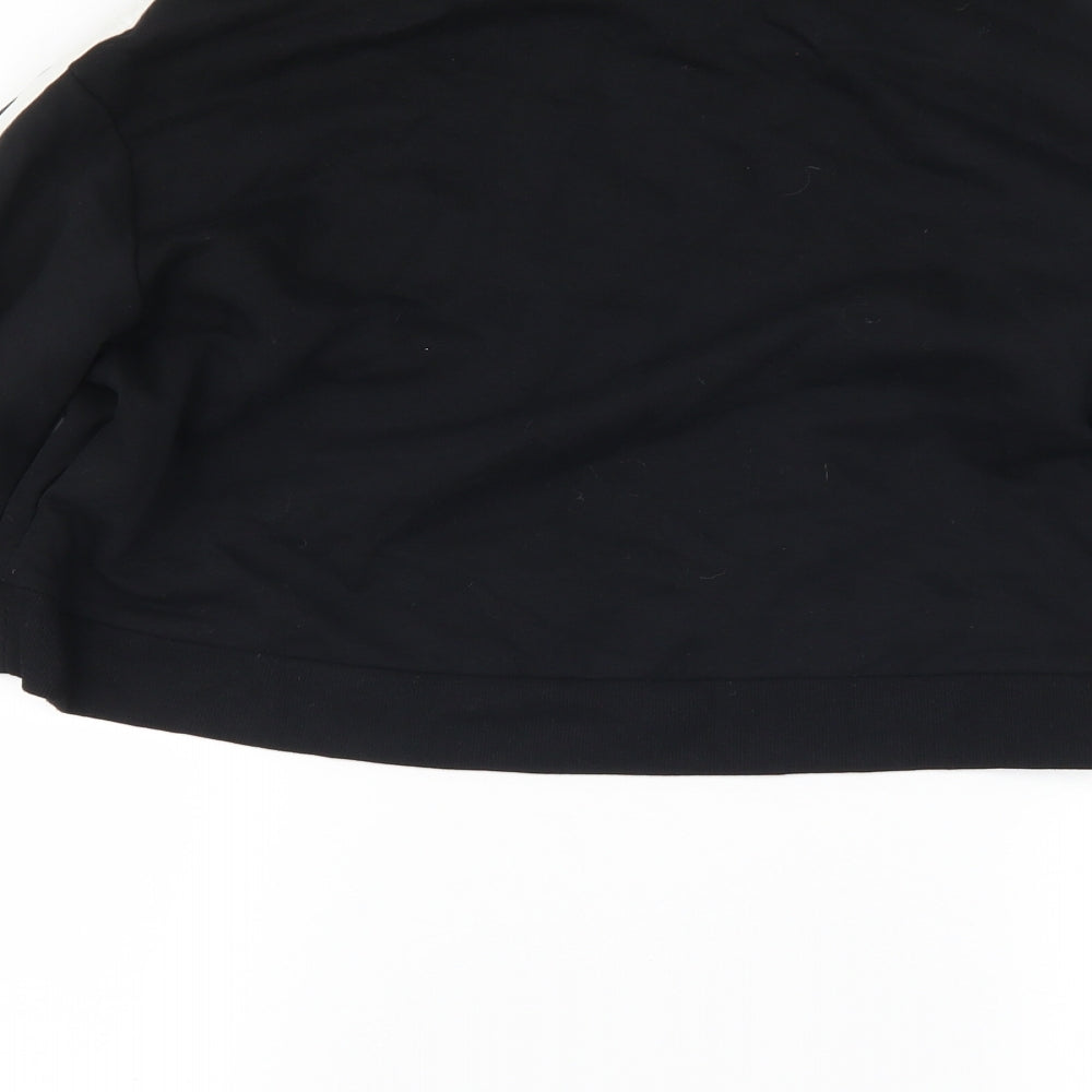 H&M Womens Black   Pullover Sweatshirt Size S  - nasa cropped