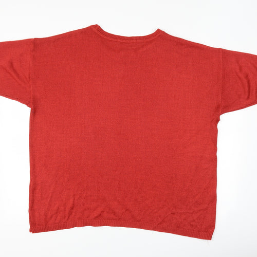 Berkertex Womens Red   Basic T-Shirt Size 18
